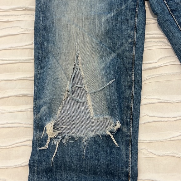 WOMENS AG jeans the stilt crop cigarette crop ripped jeans in 26 - Picture 2 of 8